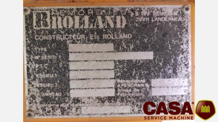 Plateau fourrager Rolland 6 metres 