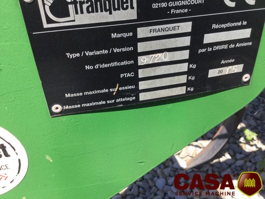 Déchaumeur à dents Franquet cultigerm 