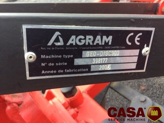 Déchaumeur à disques Agram Geo disc 300 