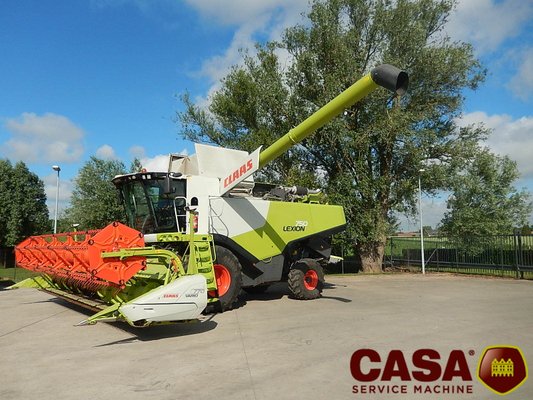 Moissonneuse batteuse - Lexion 750 cemos - laser