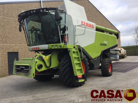 Moissonneuse batteuse Claas Lexion 750 cemos - laser