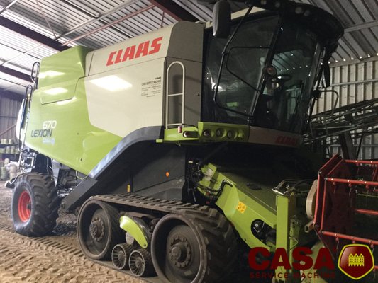 Moissonneuse batteuse Claas Lexion 670 TT