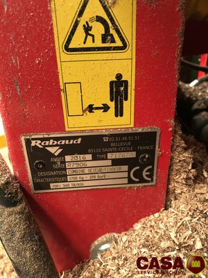 Combiné scie - fendeuse Rabaud xylog 420