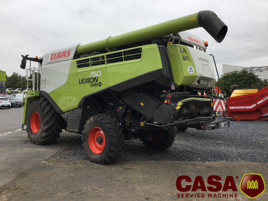 Moissonneuse batteuse Claas lexion 750 cemos-GPS-4D