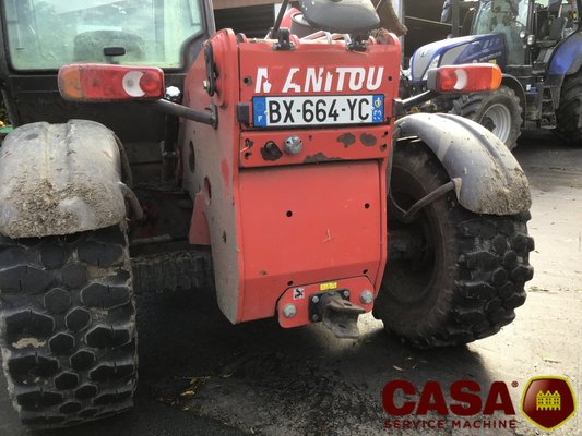 Chariot télescopique agricole Manitou 735 lsu 