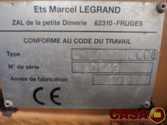 Épandeur à fumier Legrand cyclone 10000