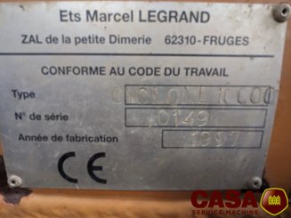 Épandeur à fumier Legrand cyclone 10000