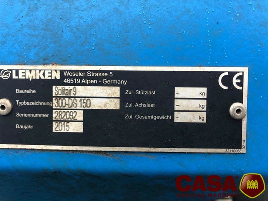 Combiné de semis Lemken Solitair 9 / Zirkon 12