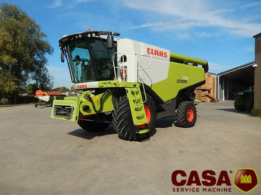 Moissonneuse batteuse Claas Lexion 750 cemos - laser