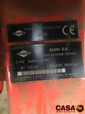 Faucheuse Kuhn GMD 3510
