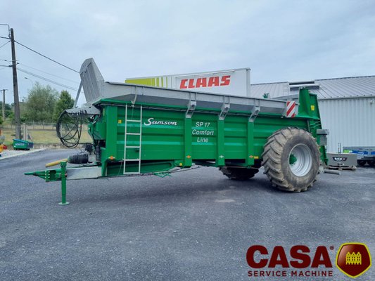 Épandeur à fumier Samson SP 17 comfort line 