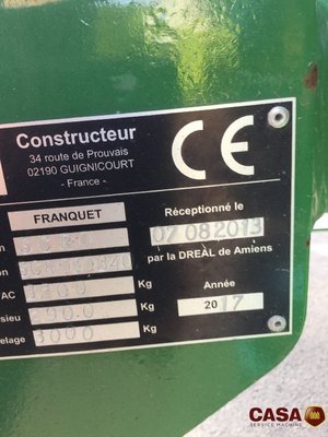 Combiné de préparation de sol Franquet crokillette 
