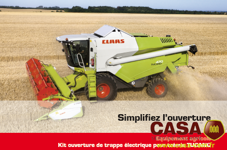 Accessoires Libre-Service - Equipement tracteurs - Kit ouverture de trappe électrique TUCANO 300/400