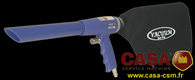 Accessoires d'Atelier - Aspirateurs et nettoyeurs de vitres - Coffret pistolet aspirateur 2 en 1: aspiration/soufflage