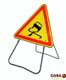 Accessoires Libre-Service - Eclairage - signalisation - Triangles de signalisation H700 AK5 T1 sur pied lyonnais
