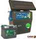 Accessoires d'Elevage - Clôtures électriques et accessoires - Poste de clôture + panneau solaire 6W avec accu 62AH