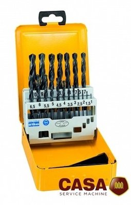 Accessoires d'Atelier - Outillage électroportatif - Coffret de forets métal extrudés HSS-R DIN 338