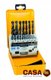 Accessoires d'Atelier - Outillage électroportatif - Coffret de forets métal extrudés HSS-R DIN 338