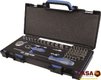 Accessoires d'Atelier - Outils atelier - Coffret de douilles 1/4 53 pièces 6 pans métriques et accessoires