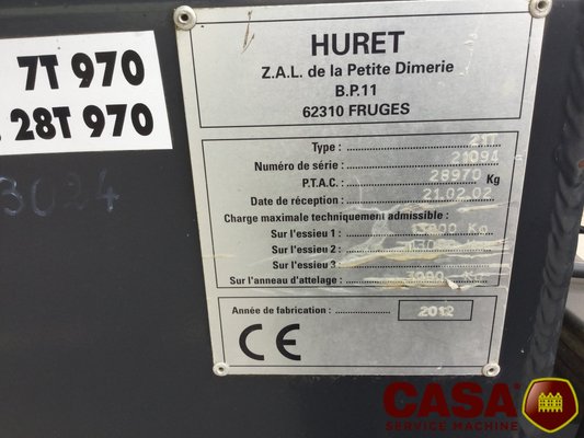 Benne agricole Huret HURET 21 T